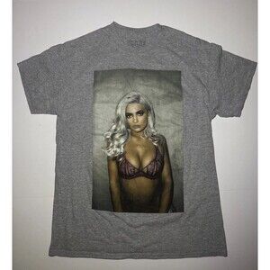 Medium Kylie Jenner RARE Cosmetics Merchandise Self Portrait Adult Gray Shirt